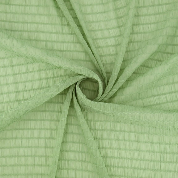 Zelouf Crinkle Stretch Woven , Sewing, DIY, Crafts Fabric by the Yard, Sage, 3 Yard