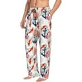 thumbnail image 6 of Naloa Koi Fish And Corals Pajama Pants Men, PJ Bottoms, Sleep & Lounge Pants-Large, 6 of 6