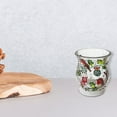 thumbnail image 3 of Christmas Crackled Glass Candle Holder Joy, 3 of 3