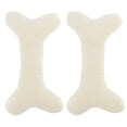 thumbnail image 1 of ColoMX 2 unids simulación con forma de hueso de tirón almohada creativa de peluche de peluche decorativo almohada, 1 of 8