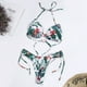thumbnail image 2 of Traje de baño cómodo para mujer con correa de cordones con estampado de flores con estilo para mujer OAVQHLG3B Store  lin121212, 2 of 4
