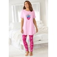thumbnail image 5 of Dreams & Co. Plus Size Graphic Tunic PJ Set, 5 of 6