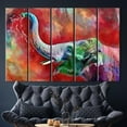 thumbnail image 5 of Colorful Wall Art, Abstract Elephant Canvas Art, Cute Elephant Art Canvas, Elephant Poster, Colorful Elephant Printed, Animal Canvas Art, Canvas Wall Decor - Rolled Canvas, 5 of 9
