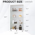 thumbnail image 4 of Vitrine Noble House avec éclairage DEL, 4 étagères et double porte, blanche, 4 of 8