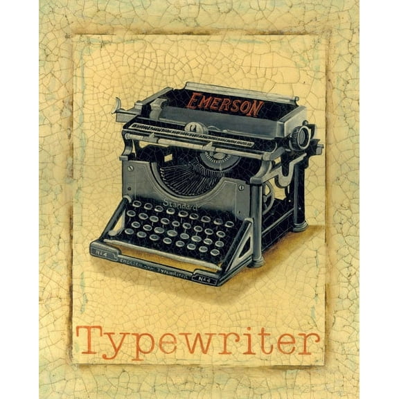 Typewriter Nine To FIVe III Sign Fifties Cool 50'S Typewriter Ad Retro Office Bathroom Decor 11X14