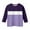 Purple, variant on KyCheLot 3/4 Sleeve Tshirts for Boys Girls Color Block Crewneck School Casual Shirts Spring 3-12 Years