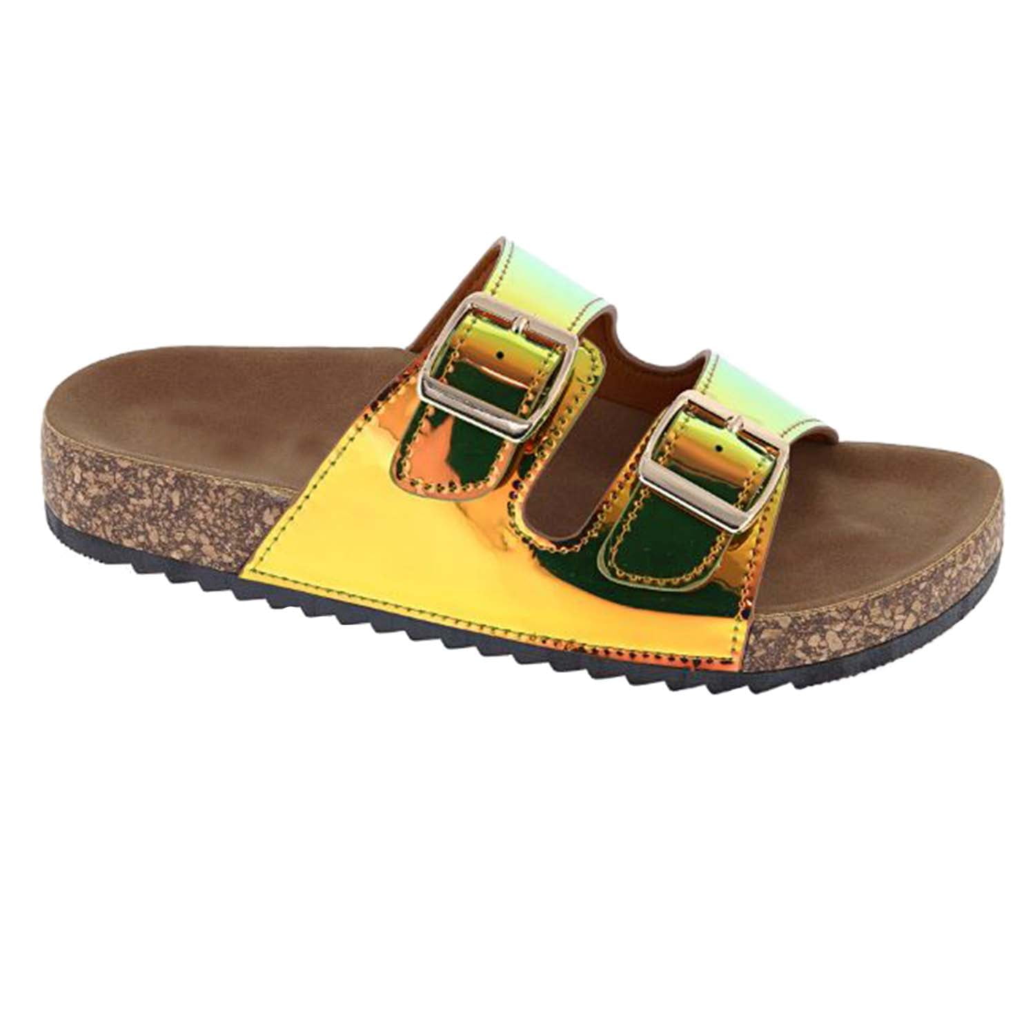sandals with plastic straps