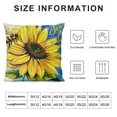 thumbnail image 5 of RUIYC Sunflower Sunshine Decorative Throw Pillow Cover, Spring Summer Home Sweet Home Blessed Porch Patio Outdoor Pillowcase, Fall Farmhouse Couch Cushion Case Decor, 5 of 5
