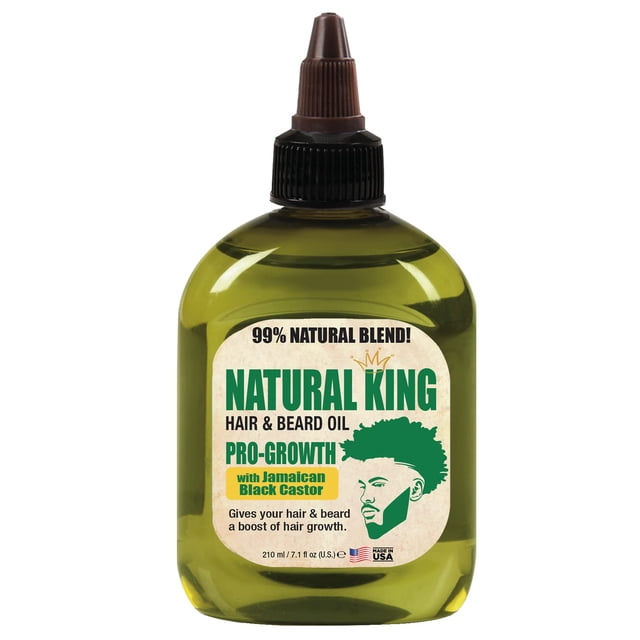 Aceite para cabello y barba SFC Natural King Pro-Growth 210 ml con aceite de ricino