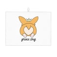 thumbnail image 1 of Fotbe Prince Corgi Dog Alfombrilla de Secado para Cocina con Estampado, 18x24 Pulgadas, 1 of 7
