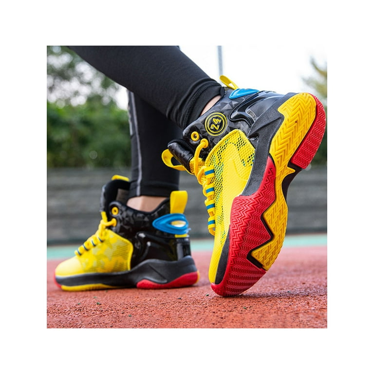 2024 NEW Youth Lightweight Basketball Shoes High Top Sneakers for Boy Comfort Trainers Little Kid Big Kid Walmart