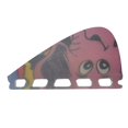 thumbnail image 1 of Aletas de surf Longboard Aletas de color de cola de flor de fibra de vidrio, 1 of 5