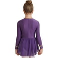 thumbnail image 2 of Aislor Kids Girls Halloween Circus Trapeze Show Costume Stage Performance Ringmaster Leotard Dress Size 6-16 A Purple 6, 2 of 7