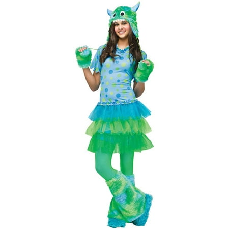 Monster Miss Teen Halloween Costume - One Size