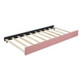 thumbnail image 7 of Bellemave Full Size Daybed with Trundle, Linen Upholstered Daybed with Twin Trundle, Full Size Sofa Bed Frame for Bedroom Guest Room Living Room（Pink), 7 of 7
