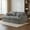 Gray, variant on Resenkos Indoor Oversized Sofa Bed - Double Chaise Lounge, Corduroy Deep Seat No Assembly, Black