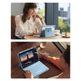 thumbnail image 6 of Getino Compatible with Apple iPad A16 11th 10th Generation Case with Keyboard 360° Rotatable 7 Colors Backlit Detachable Keyboard Case Cover for iPad 10th Gen 10.9 inch & iPad 11th Gen 11 inch, 6 of 8