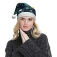 thumbnail image 5 of Balery Space and Animals Pattern Santa Hat Christmas Hat Funny Christmas Hat Christmas Knitted Beanie Hat For Men Women Adult, 5 of 6