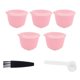 thumbnail image 2 of Cápsulas de café Kit de taza de filtro de café recargable reutilizable Accesorio para DOLCE GUSTO (Rosa 5 cápsulas 1 cuchara 1 cepillo), 2 of 8