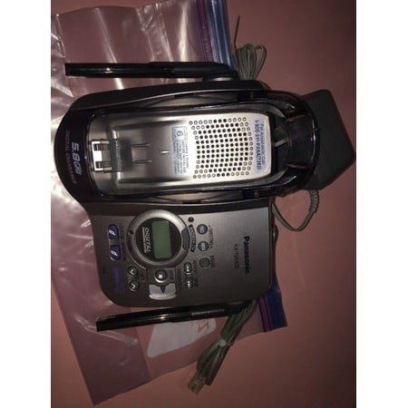 Panasonic 5.8 Ghz Cordless Telephone - Panasonic KX-TG5432B 5.8 GHz Single Line Cordless Phone Base