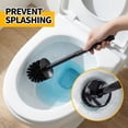 thumbnail image 5 of propuri 2Pack Toilet Bowl Brush and Holder Set - Toilet Scrubber Brush,Cleaning Brush,Bathroom Decor,Cleaning Supplies,Household Essentials,Black, 5 of 6