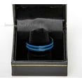thumbnail image 4 of Jewelry Avalanche Black & Blue Tungsten Carbide Weding Band, Unisex Engagement Ring, Comfort Fit 8MM, 4 of 4
