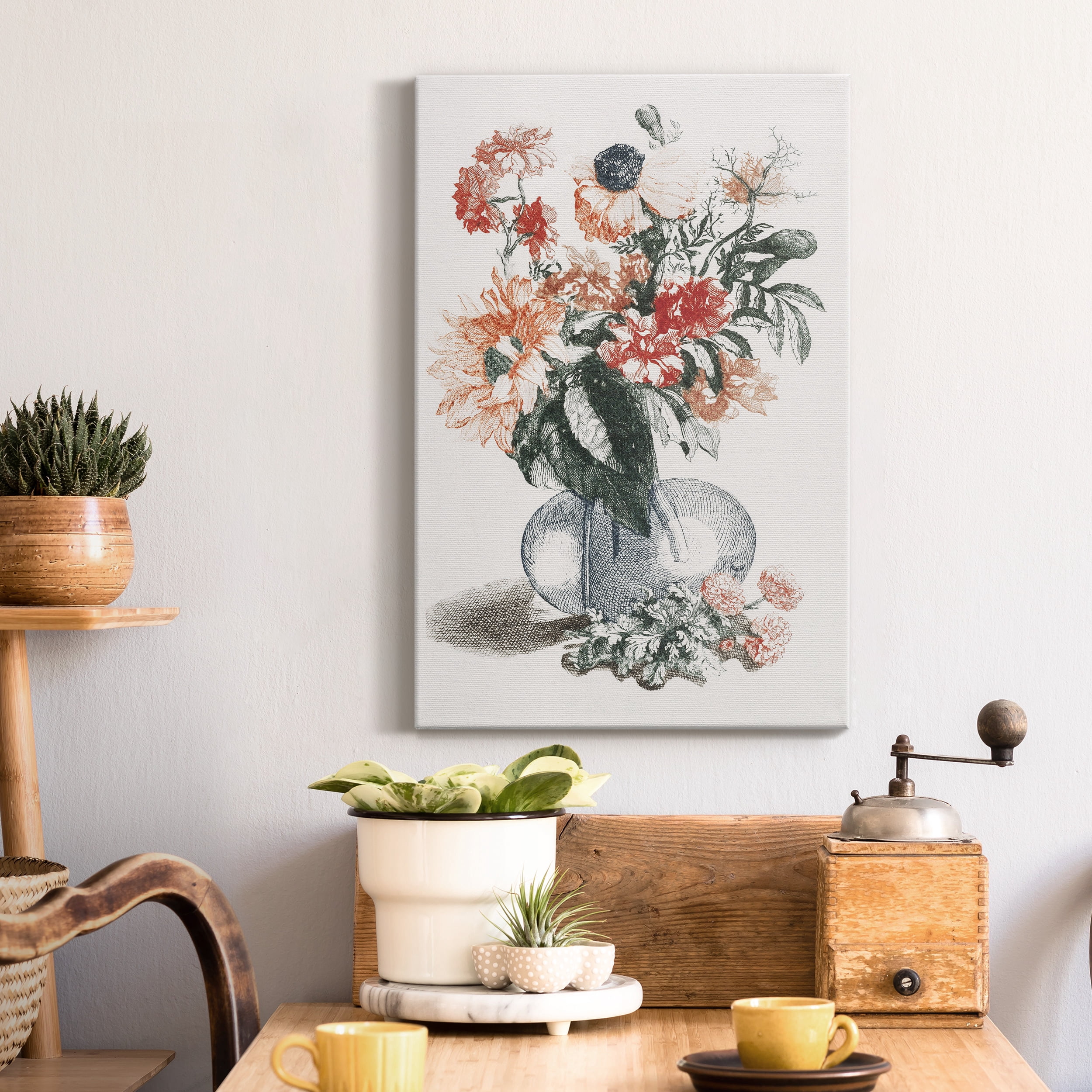Flowers in a Vase III Premium Gallery Wrapped Canvas - Ready to Hang - 40 x 60