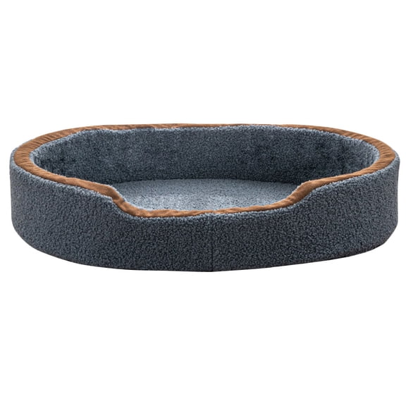 ibasenice Heated Cat Bed Polyester Dark Blue Pet Bed Comfortable 1Set