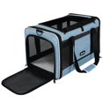 thumbnail image 1 of Transportadora para mascotas GAPZER 46 x 28 x 28 cm, blanda, azul, 1 of 9