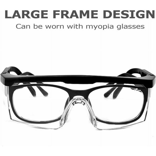 Yuannee Gafas De Protección Transparentes - Antivaho, Antiarañazos, Con Protectores Laterales Para Trabajo Y Laboratorio