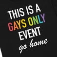 thumbnail image 3 of Instant Message - Gays Only Event - Men's Short Sleeve Graphic T-Shirt, 3 of 6