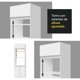 thumbnail image 5 of Despensero Alacena Multiuso Organizador Madesa 3 Puertas BB, 5 of 5