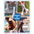 thumbnail image 6 of 3 Pairs Medical Sport Compression Socks - 15-20mmhg Graduated Knee-High Support for Men & Women, Ideal for Soccer, Running, and Nurses, 6 of 7
