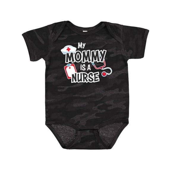 Inktastic My Mommy is a Nurse Boys or Girls Baby Bodysuit