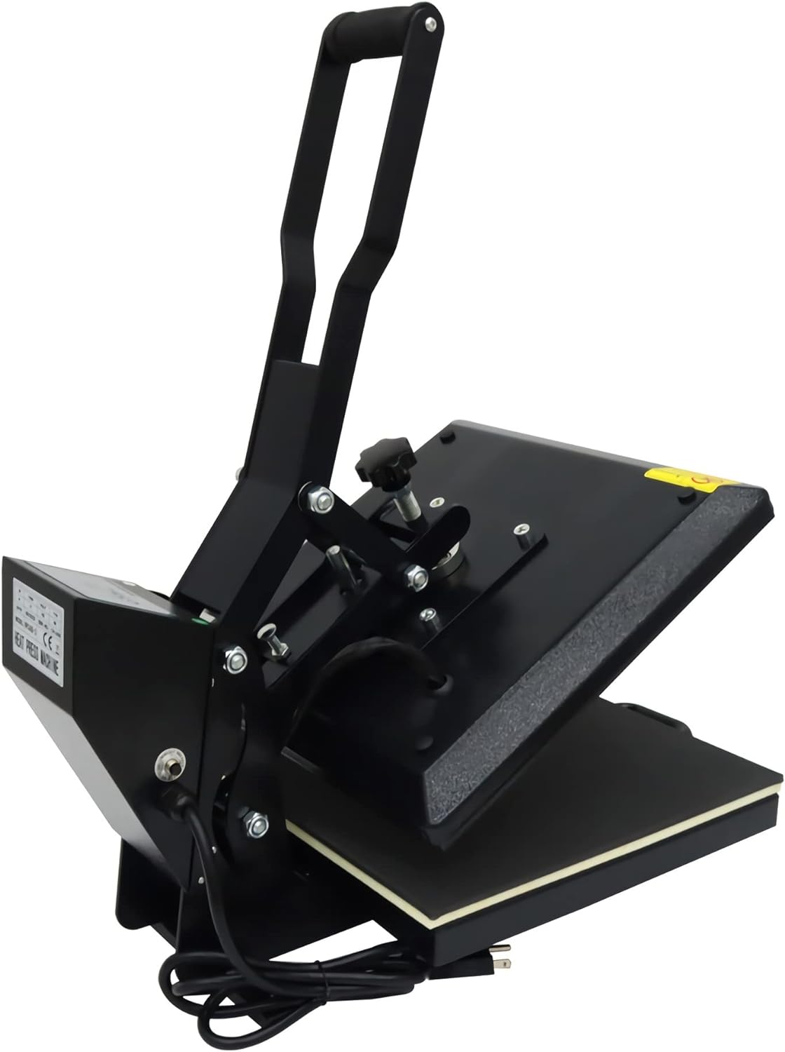 PreAsion Manual 15"*15" Sublimation Transfer Heat Press Machine T-Shirt Printing Clamshell Heat Transfer Machine 110V 1400W