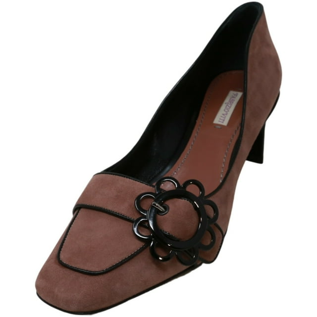 Fabrizio Viti Mocassins & Slip-On en Daim Rose pour Femmes Daisy Buckle - 8M