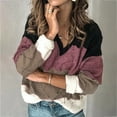 thumbnail image 2 of 2026 ! JINMGG V Neck Sweaters for Women Fall Winter ,Women Button Long Sleeve Knitting Sweatshirt Pullover Tops Blouse Shirt Turtleneck Matching Sweater, 2 of 5