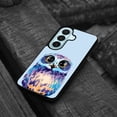 thumbnail image 4 of WIRESTER Shockproof Soft Rubber Cover Case for Samsung Galaxy S26 6.3" 2026, Blue Owl On Light Blue Background, 4 of 5