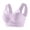 Purple, variant on Women's Lace Underwire Bra Set - Padded Push-Up - Adjustable Bustier - Sexy Yet Comfortable | Hontri | Thin Laceless Comfortable Breathability Underwear Large Size Brater (Black | 7XL)