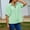 Green, variant on Olyvenn Womens V Neck Striped Blouse Oversized Dolman Sleeve Tops Summer Casual Loose Fit Casual Collared Shirts Green XL
