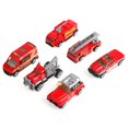 thumbnail image 1 of Juguete De Camión De Bomberos, Juguete De Coche De Rescate Contra Incendios, Modelo De Mini Vehículo De aleación Y Plástico A Escala, Regalo Impresionante Para Niños, 1 of 8