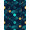 Navy Teal Gold, Pattern 4, variant on ODIKA Music Glossy Note Grooved Disc Round Scattered Musical Movie for Home Office, Gaming Room, Under Desk, Non-Slip Chair-Friendly