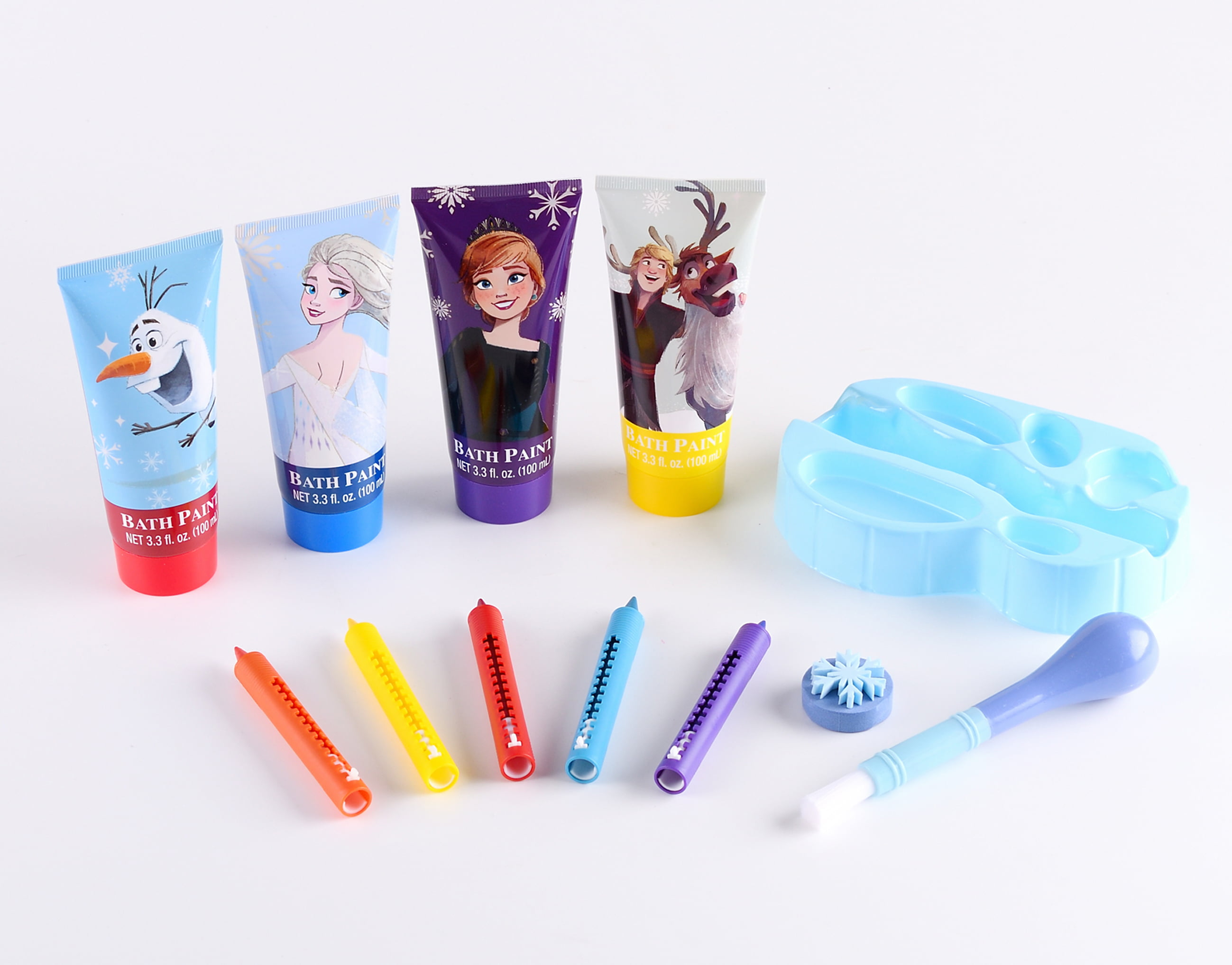 DISNEY PRINCESS BATH PAINT SET - LEARN COLORS and MIX COLORS Frozen Bath  Paint Anna Elsa Bathtub toys - video Dailymotion