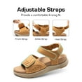 thumbnail image 2 of DREAM PAIRS Women's Hiking Sandals Arch Support Walking Sandals with Orthotic Thick Cushiony Footbed Adjustable Strap for Plantar Fasciitis, 2 of 7