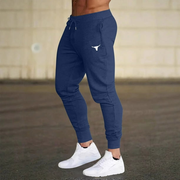 Pantalones largos, pantalones casuales para hombre, pantalones finos, pantalones deportivos para exteriores, pantalones para correr, pantalones con cordón ajustable con puntera pequeña para hombre.
