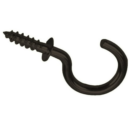 

1/2 Cup Hook w/ Shoulder Bronze (100 PER BAG)