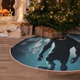 thumbnail image 5 of Rateoe Moon Wolf Warrior Pattern Christmas Tree Skirt with Ties , Christmas Tree Decorations, Farmhouse Christmas Decor Xmas Holiday Decorations-36", 5 of 6