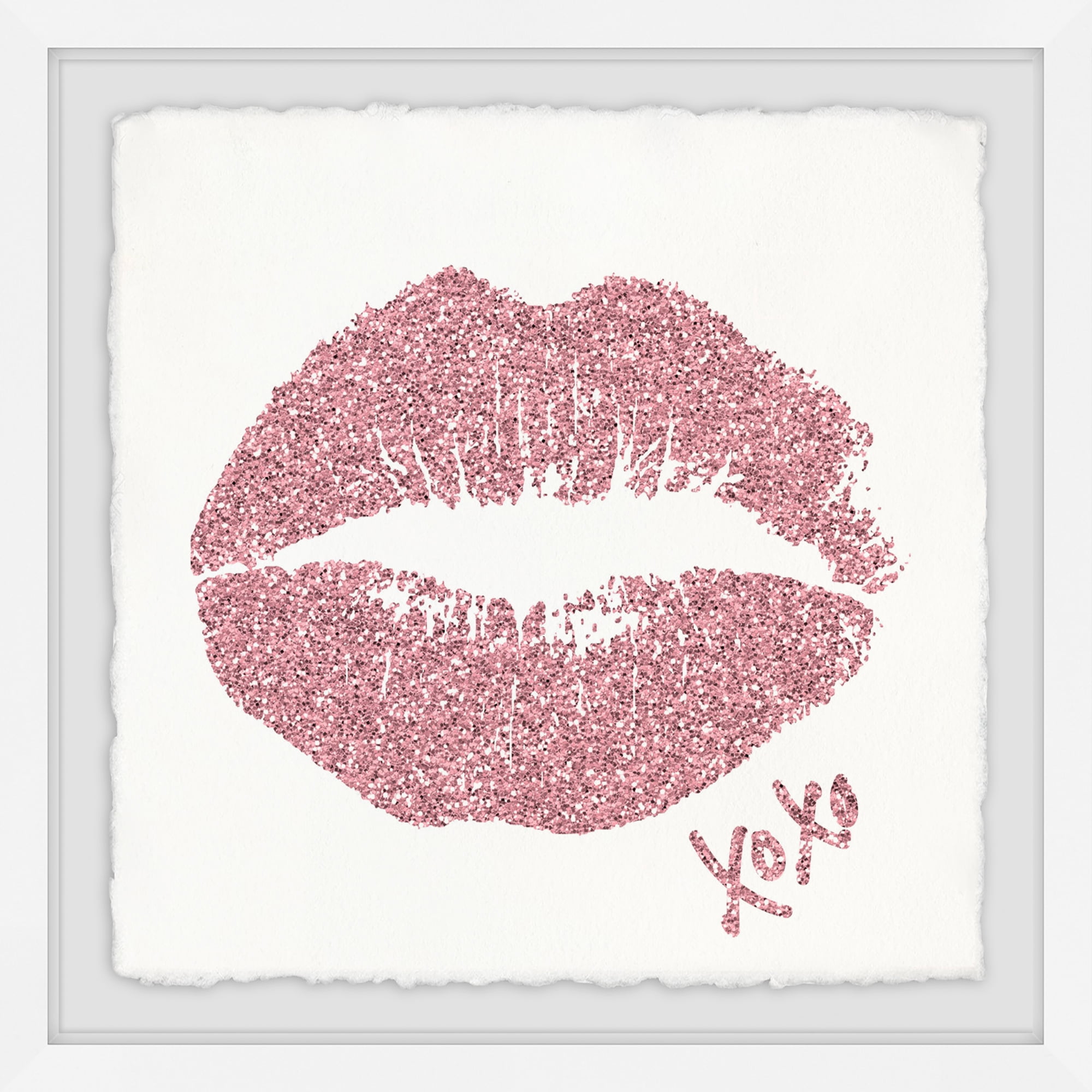 XOXO IV Framed Painting Print