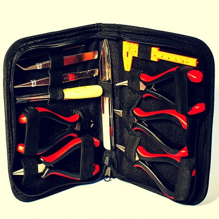 wrapping beading crafting necklaces deluxe includes earrings wire repair tool supplies piece adult making kit storage case jewelry diy starter