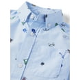 thumbnail image 2 of The Children's Place Boys Short Sleeve Allover Gamer Doodles Woven, Sizes XS-XXL, 2 of 3
